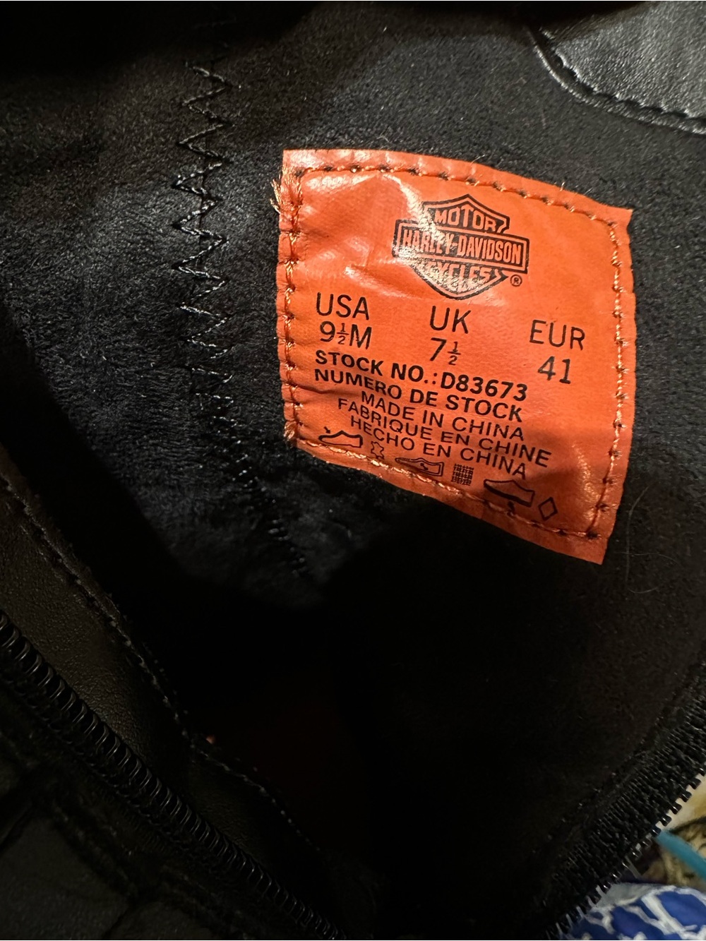 Harley-Davidson Black Studded Wrap-Heel Ankle Boots - Picture 9 of 9